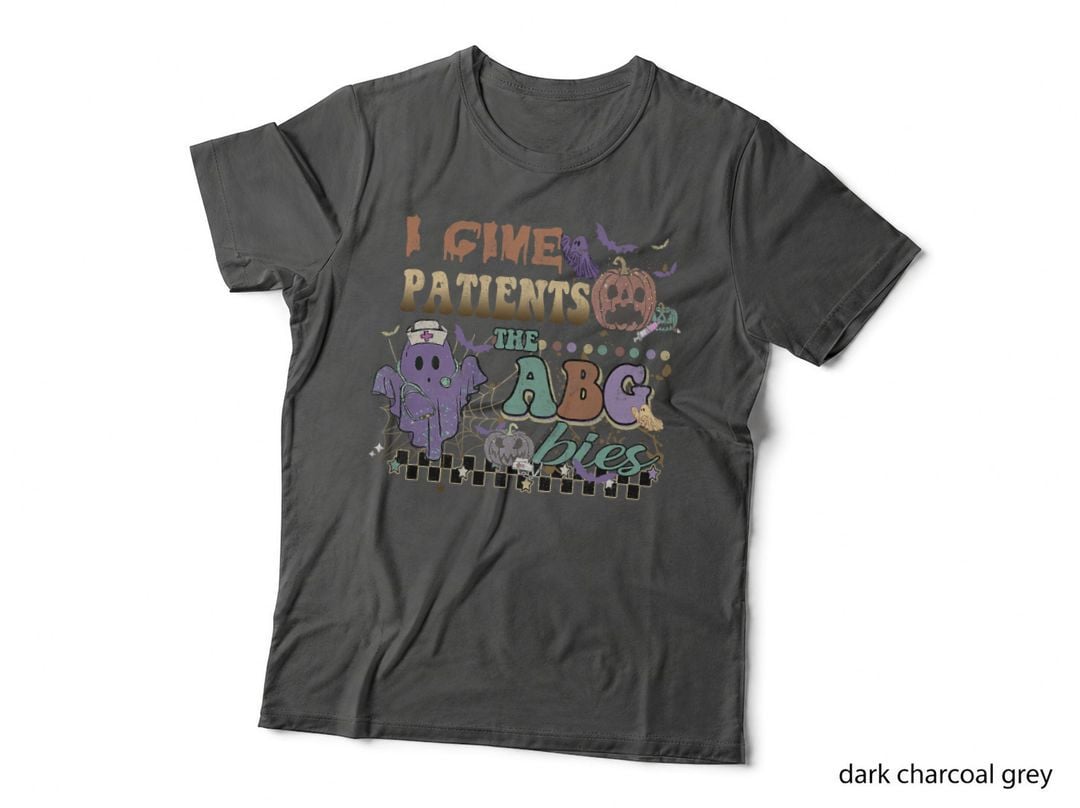 Retro Halloween Respiratory Therapist Nurse Ghost ICU Rn Rt T-Shirt