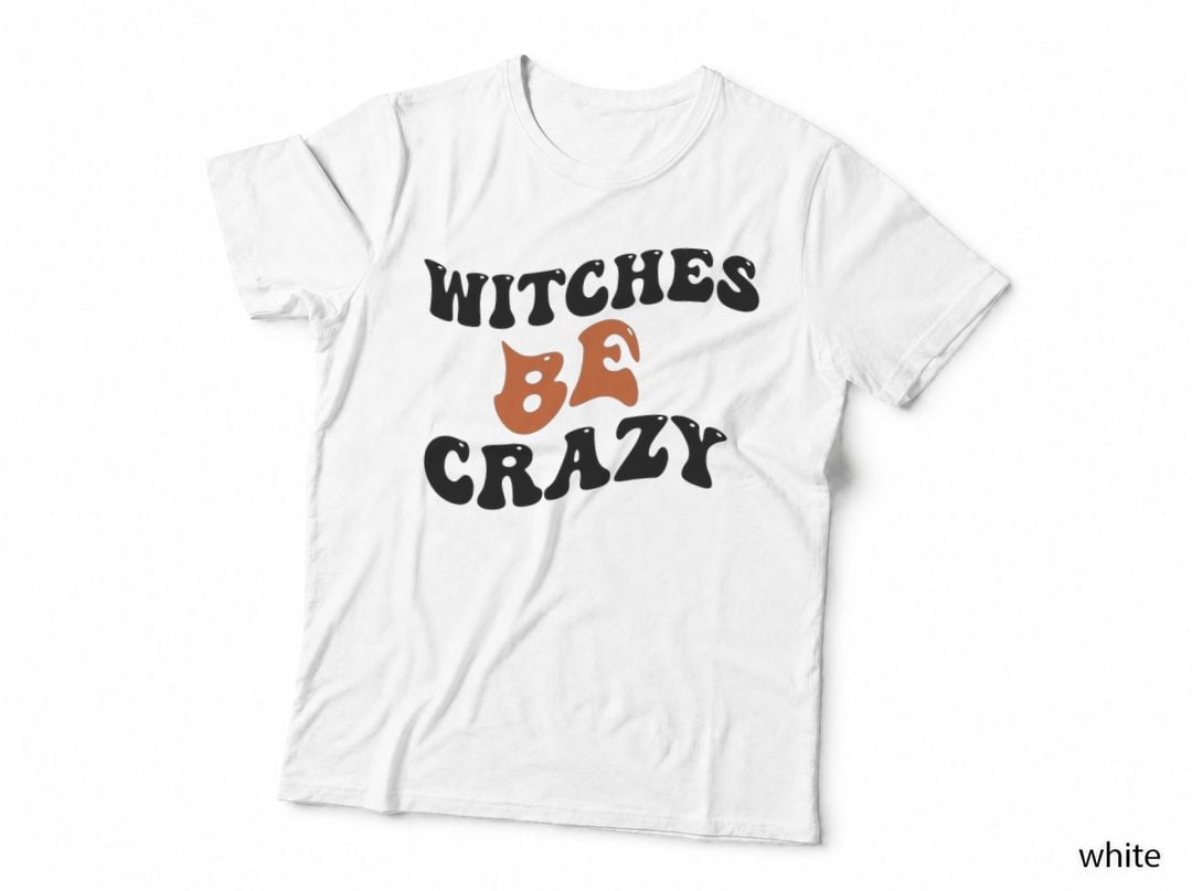 Retro Halloween Witch Be Crazy T-Shirt