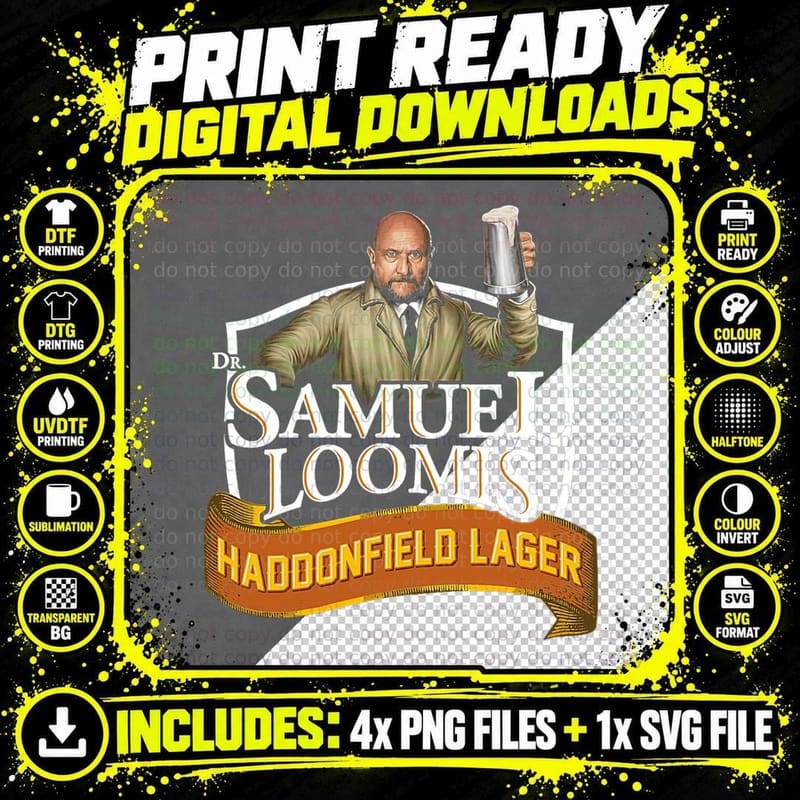 Samuel Loomis John Carpenter's Halloween Essential Png SVG Digital Bundle