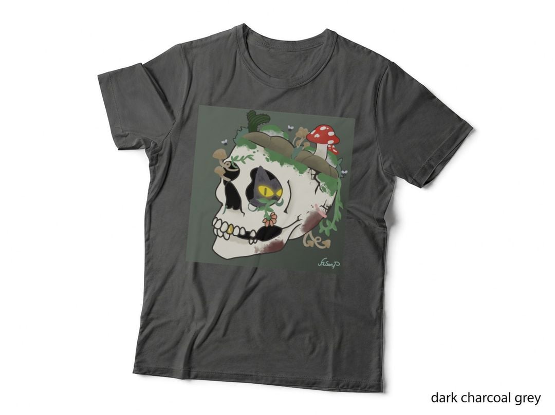 Scary Halloween Skull Head T-Shirt