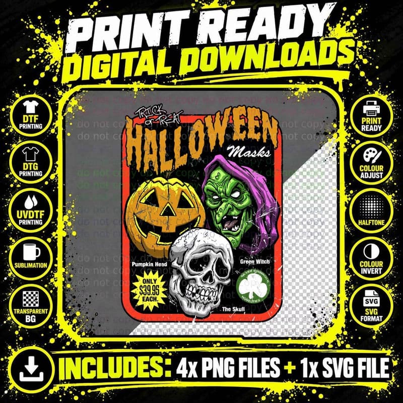 Season of the Witch T-Shirt Png SVG Digital Bundle