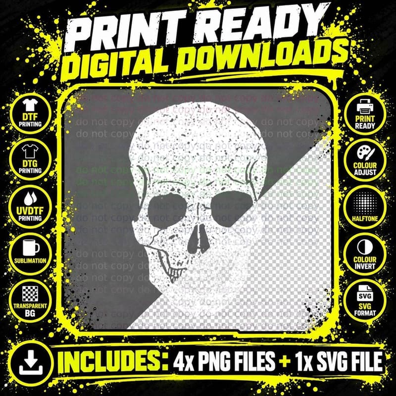 Skeleton 2 Sided Shirts Funny Halloween Skeleton Cage Png SVG Digital Bundle