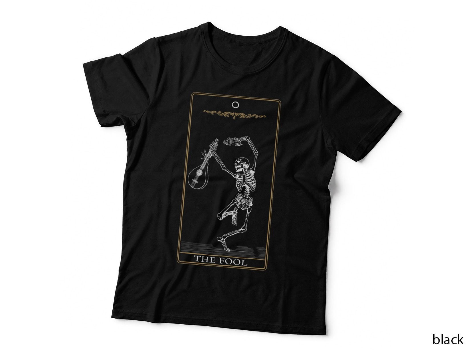 The Fool Tarot Card, Skeleton Tarot, Major Arcana T-Shirt