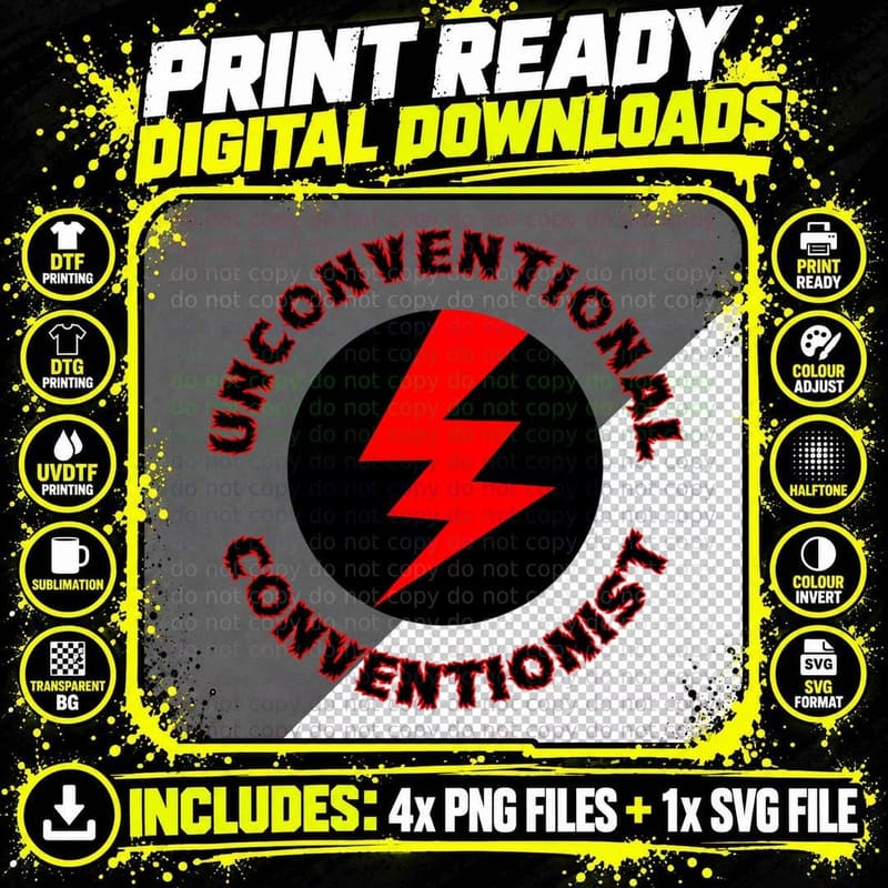 The Rocky Horror Picture Show Unconventional Png SVG Digital Bundle