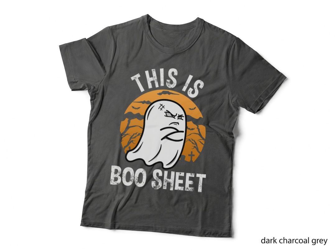 This Is Boo Sheet Funny Ghost Costume Women Men Halloween T-Shirt