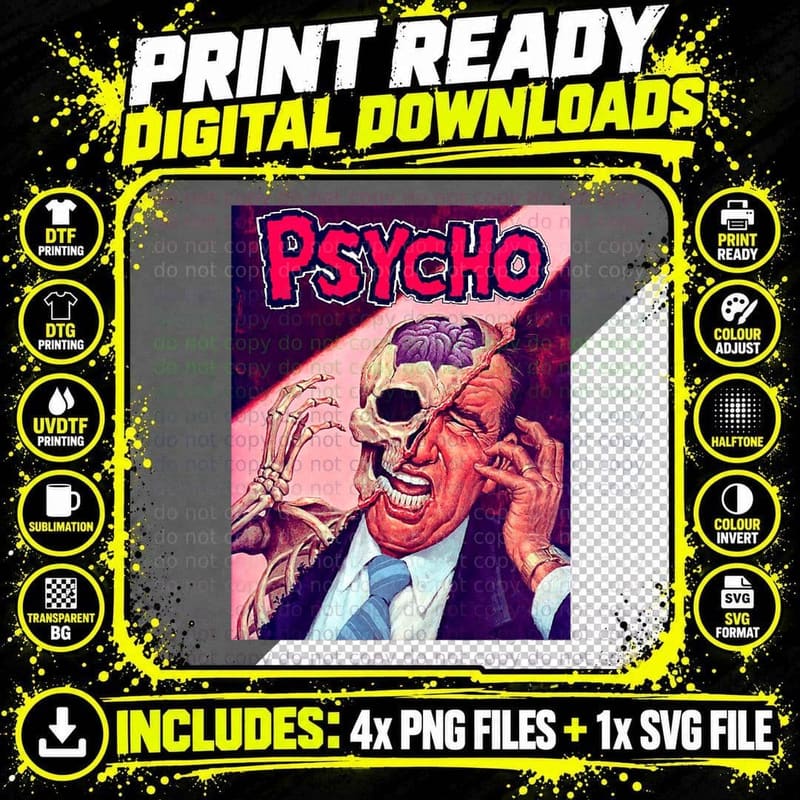 Vintage Comic Book Cover Vintage Halloween Old School Png SVG Digital Bundle