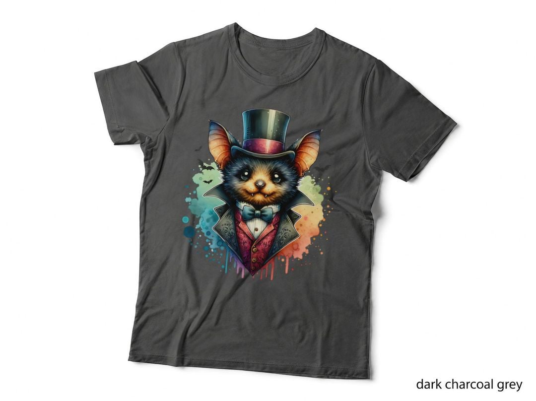 Bat in a Top Hat Halloween, Horror, Cute T-Shirt