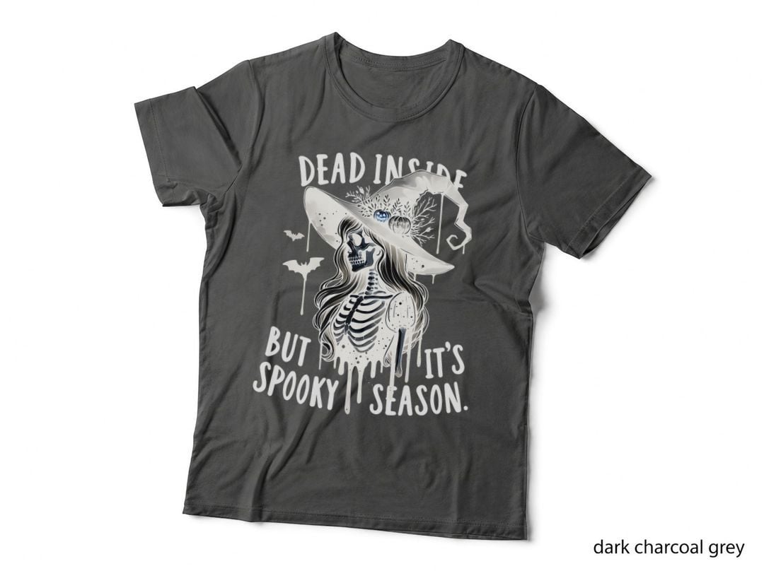 Dead Witch Season Inside Goth Spooky, Minimalist, Collegiate, Gift T-Shirt