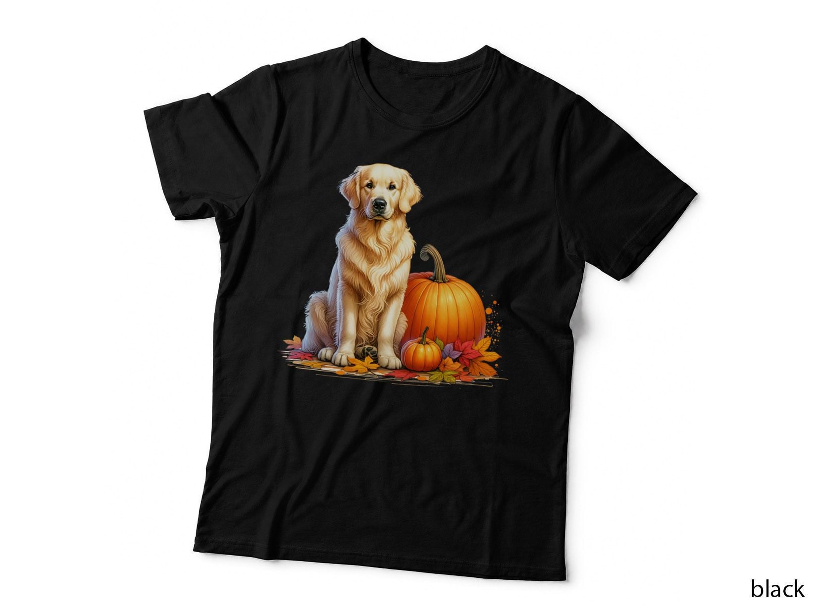 Golden Retriever Fall Pumpkin Halloween, Dog Lover, Cute T-Shirt