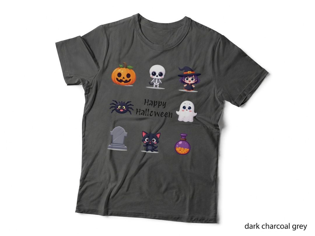 Happy Halloween Cartoon Characters T-Shirt