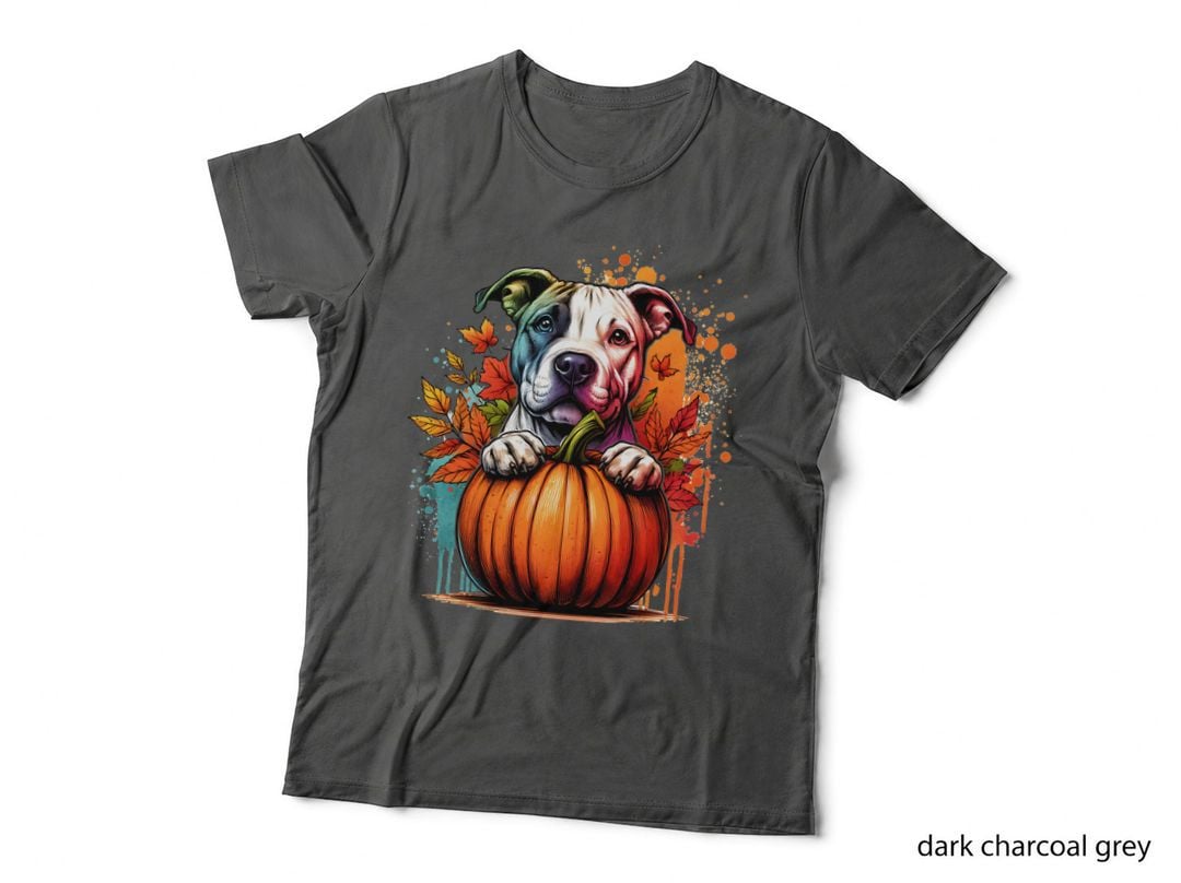 Pit Bull Pumpkin, Retro Vintage, Funny Aesthetic, Gift Idea, Gift T-Shirt