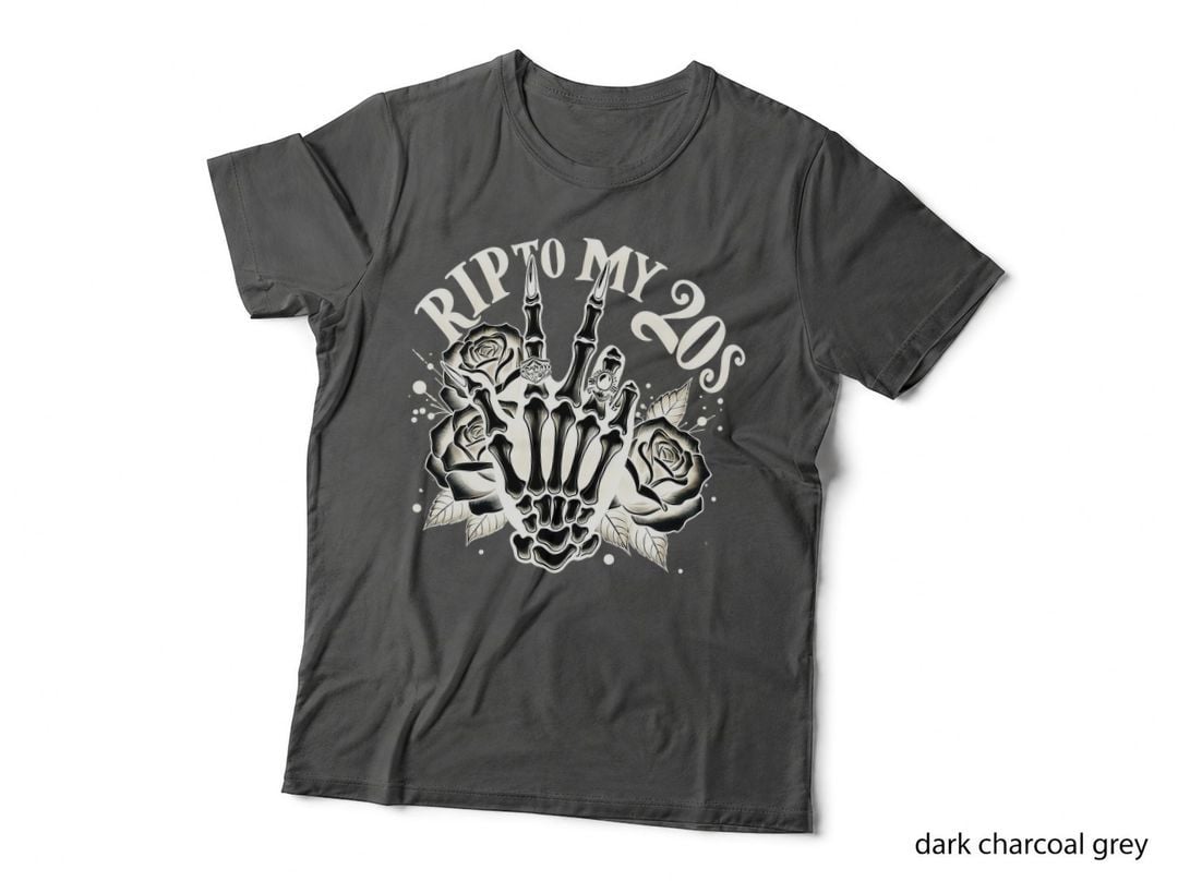Rip to My S Skeleton Hand, Retro Vintage, Funny Aesthetic, Gift T-Shirt