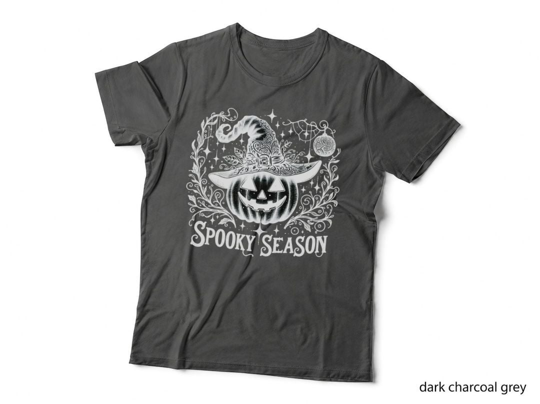 Spooky Season Pumpkin Black, Retro Vintage, Funny Aesthetic, Gift T-Shirt