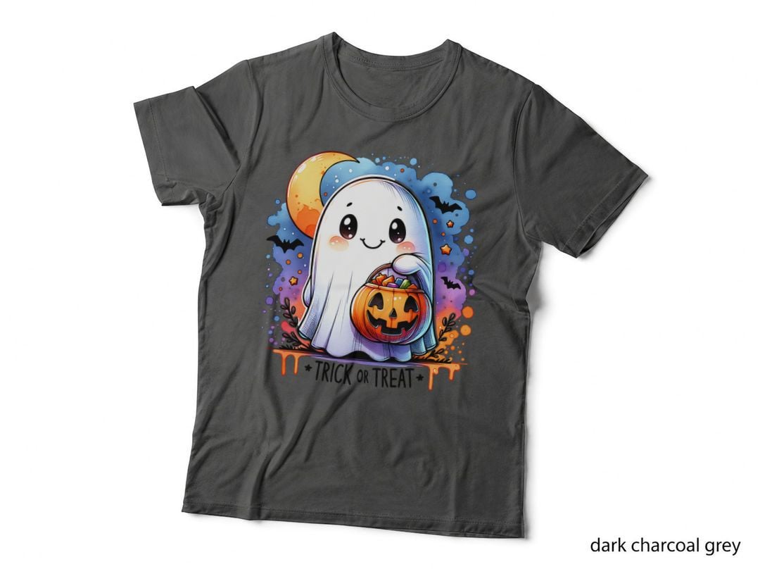 Trick or Treat Ghost Ong, Retro Vintage, Funny Aesthetic, Gift T-Shirt