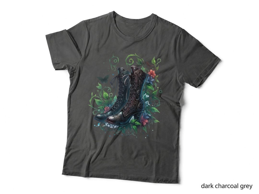 Witch Boots Halloween, Horror, Goth T-Shirt