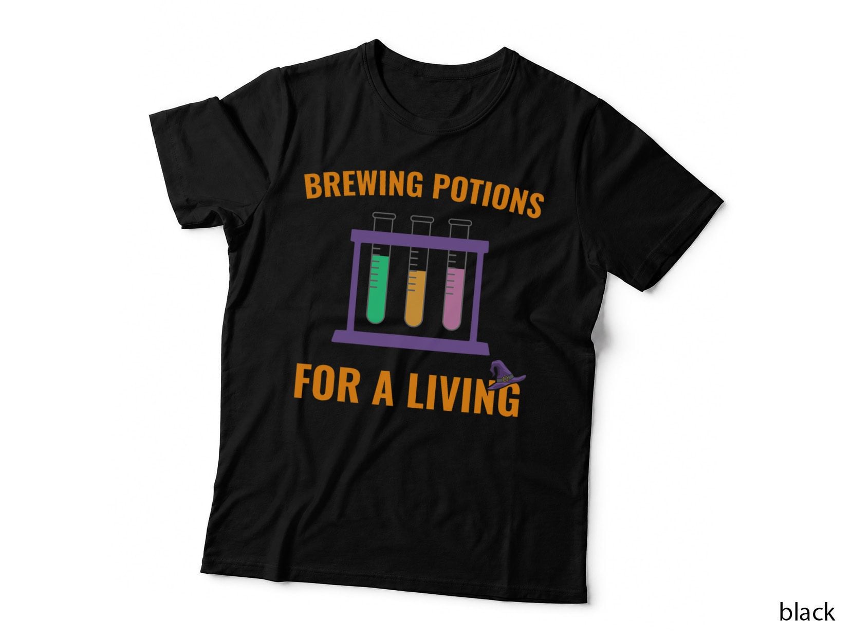 Chemistry Halloween Chemist Funny Witch T-Shirt