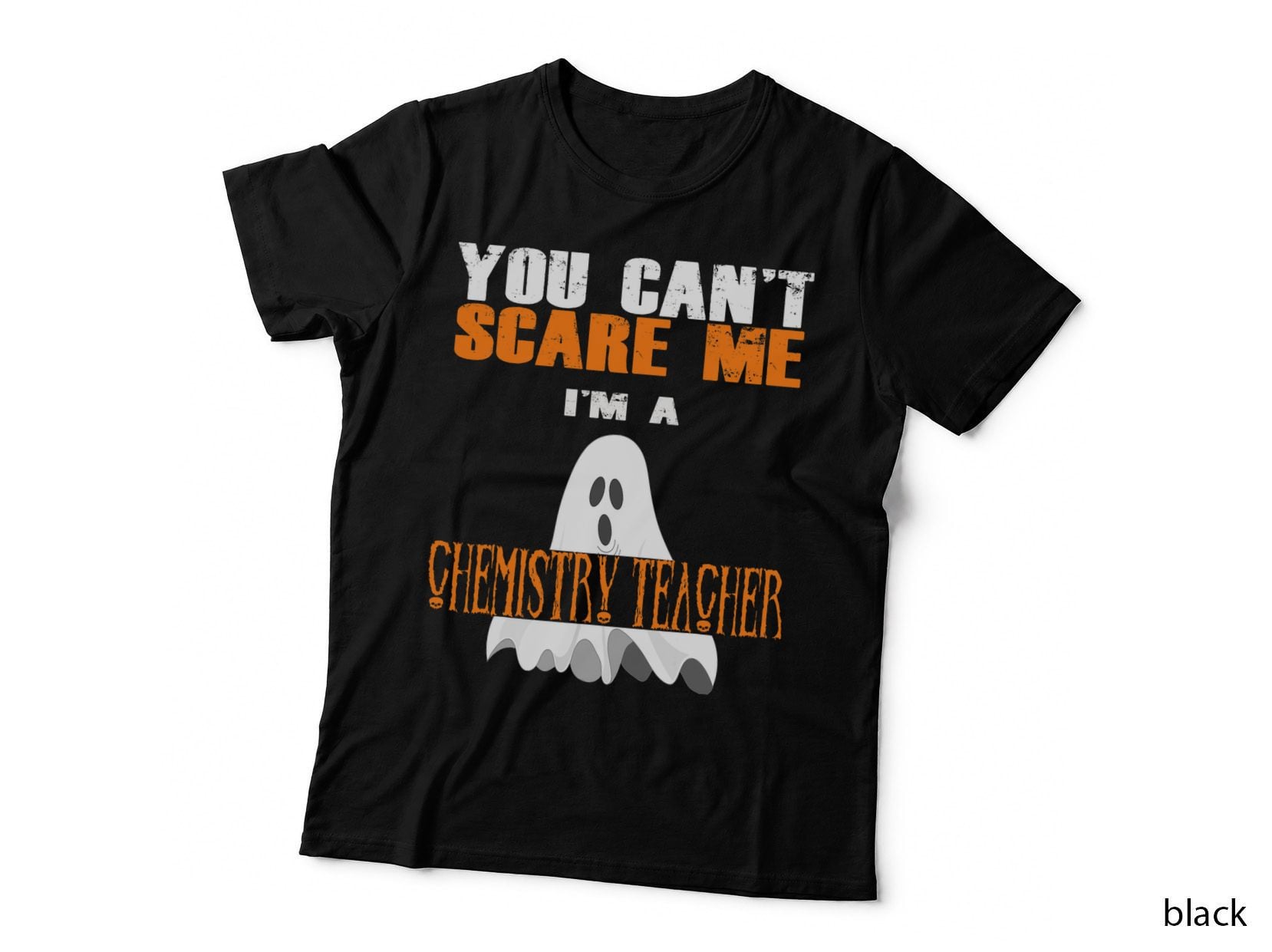 Chemistry Teacher Halloween Ghost Costume T-Shirt