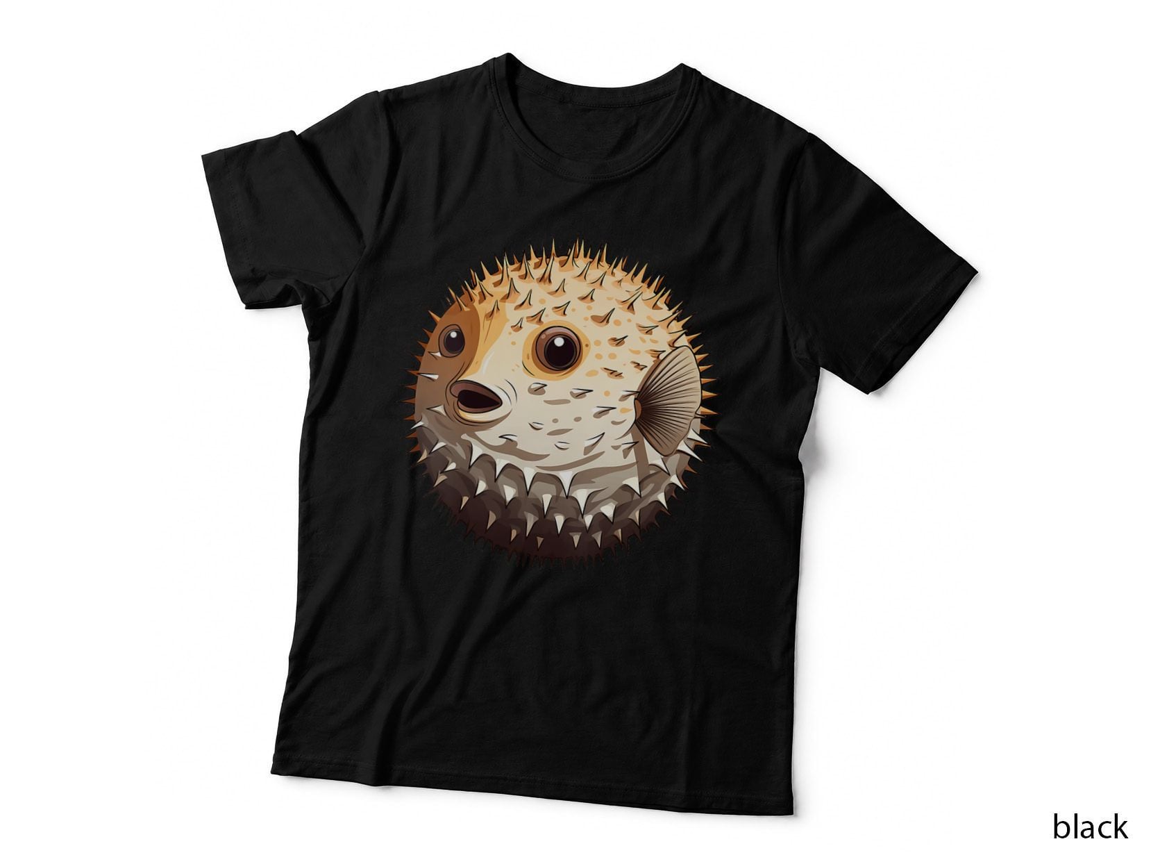 Cute Blowfish Easy Halloween Puffer Fish Costume, Halloween T-Shirt
