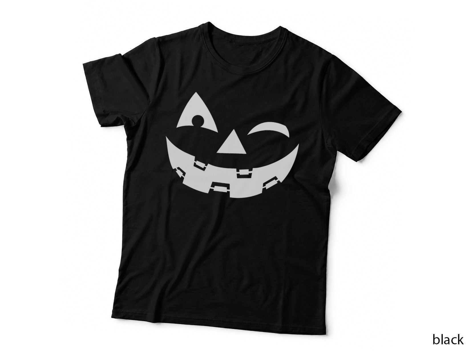 Dental Braces Teeth Funny Halloween Pumpkin Face Costume T-Shirt