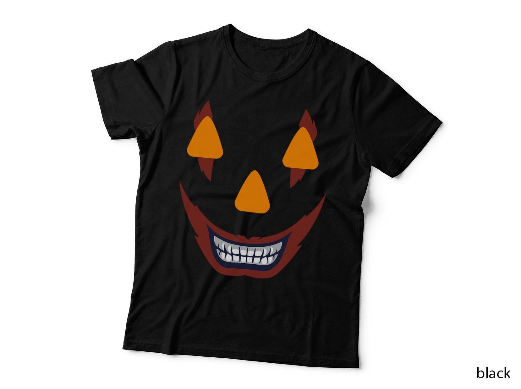 Evil Clown Pumpkin Halloween Costume Funny Hilarious T-Shirt