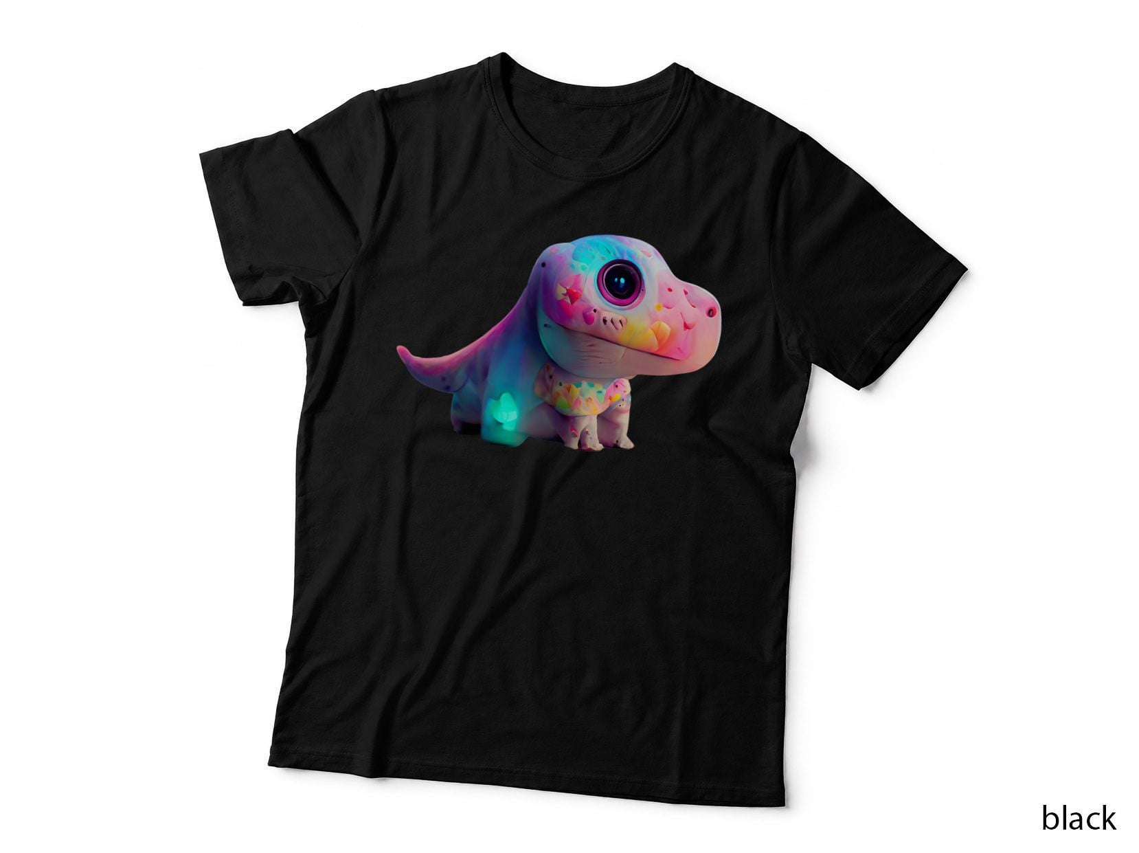 Extra Cute Dinosaur Baby in Color - to Wear on Halloween T-Shirt