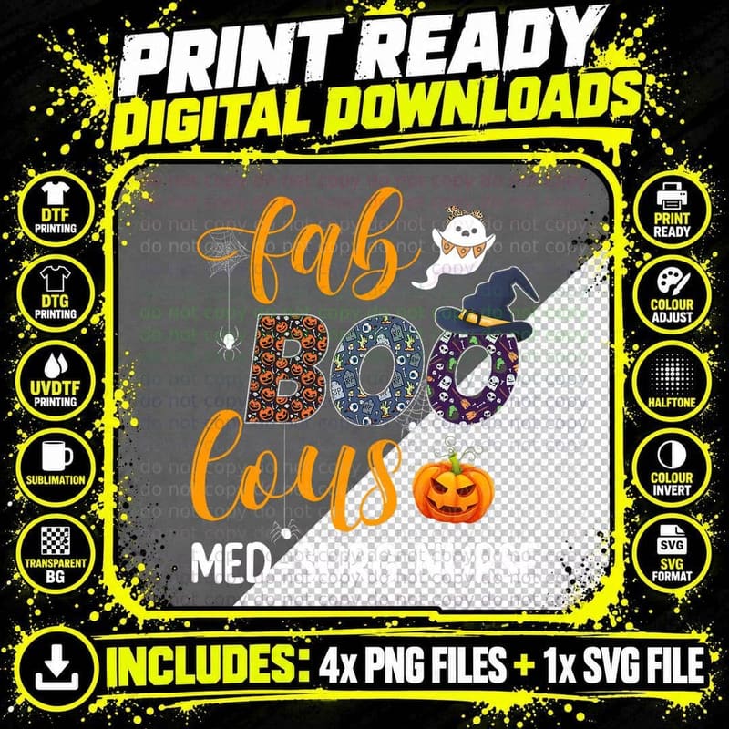Fabulous Nurse Costume Faboolous Med Surg Nurse Png SVG Digital Bundle
