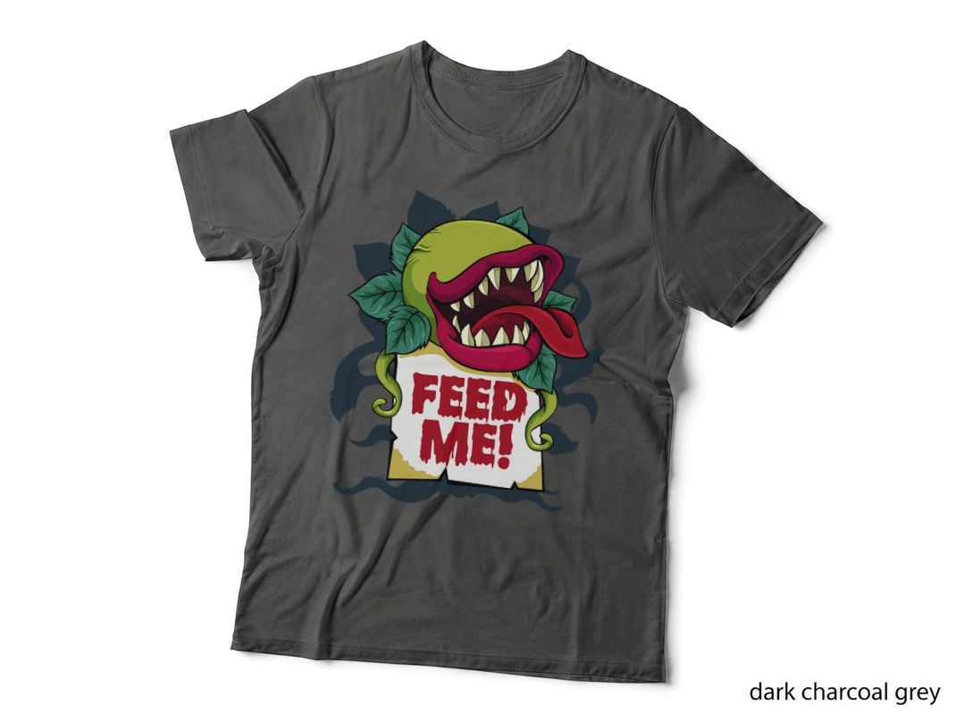 Feed Me Lazy Halloween Costume Monster Plant Gardening T-Shirt