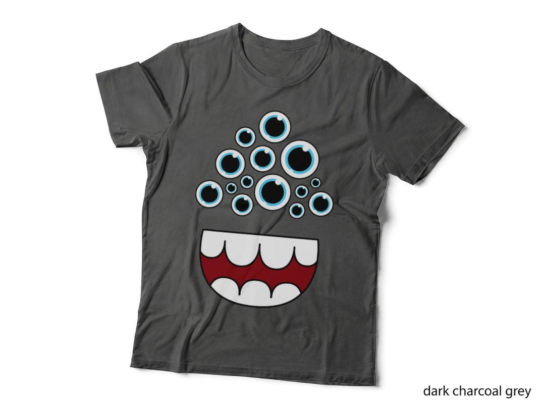 Funny Alien Monster Face Group Costume Birthday Halloween T-Shirt