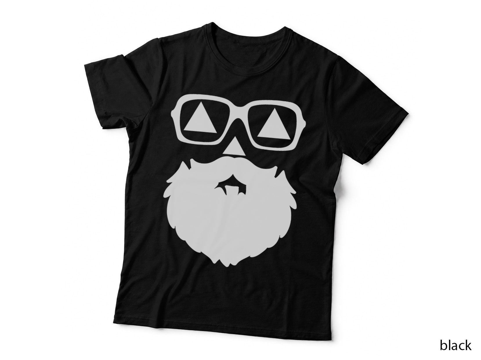 Funny Bearded Halloween Pumpkin Jack-O-Lantern T-Shirt