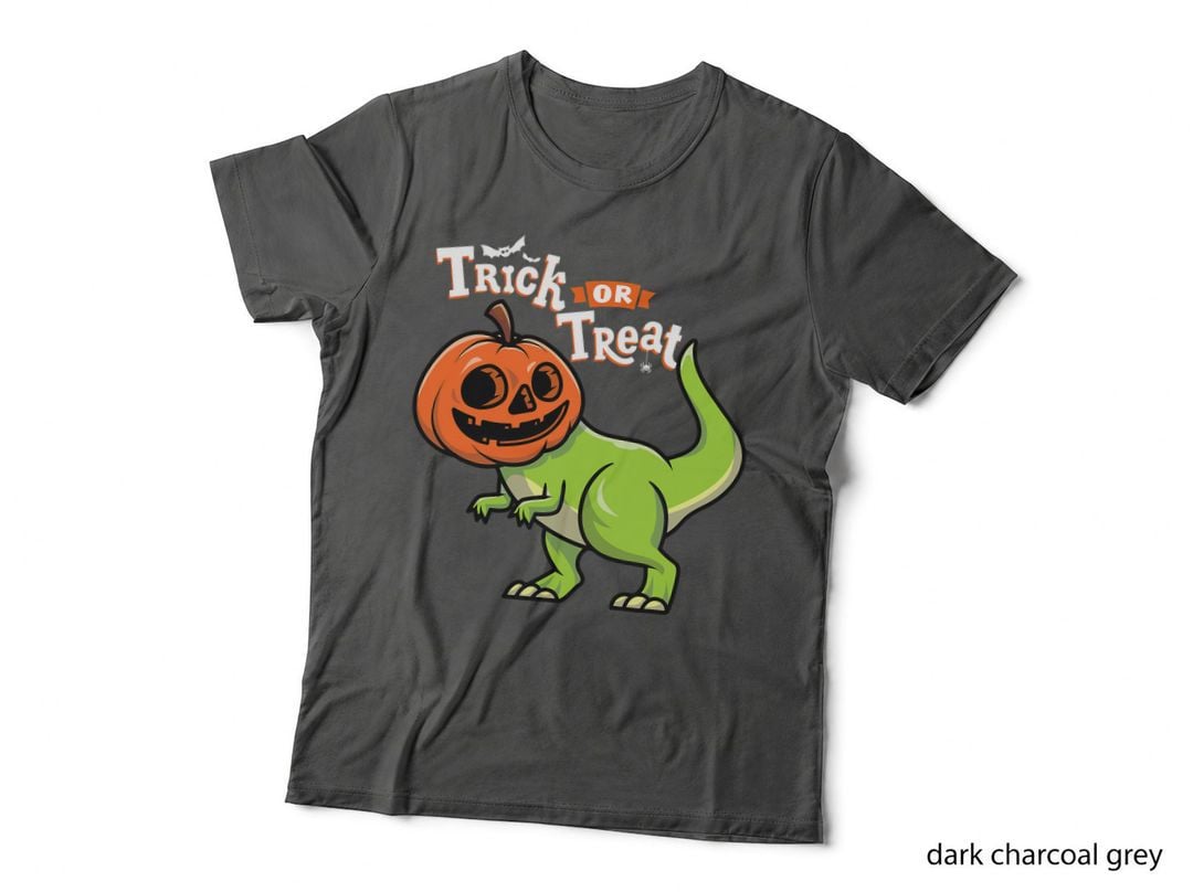 Funny Halloween Dinosaur Pumpkin Scary T Rex Halloween T-Shirt