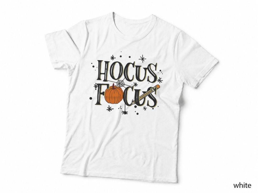 Funny Hocus Focus Teacher Halloween Hocus Pocus T-Shirt