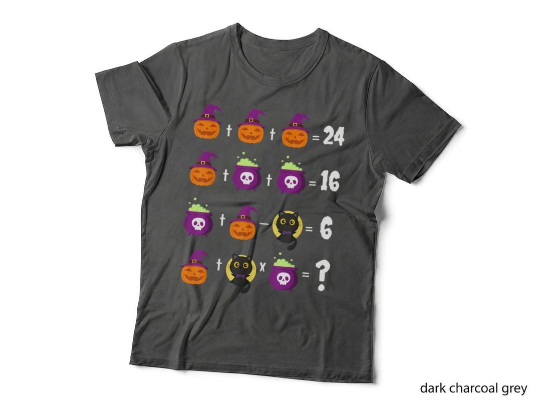 Funny Math Teacher Halloween Order of Operations Pemdas Quiz T-Shirt