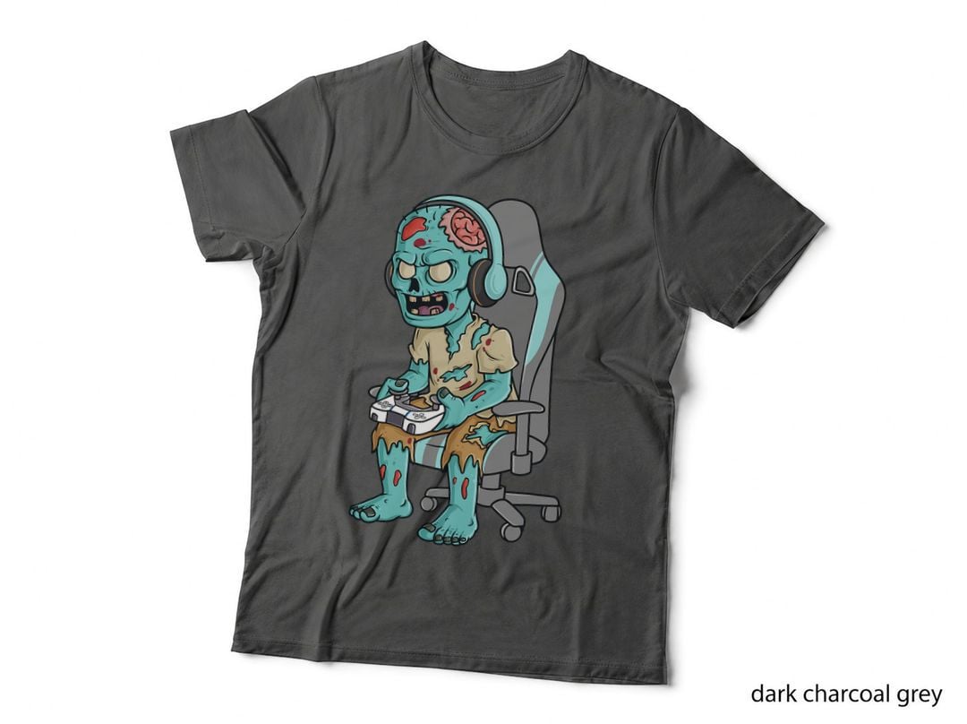 Gamer Halloween Zombie Scary Gaming Boys Kids Teen T-Shirt