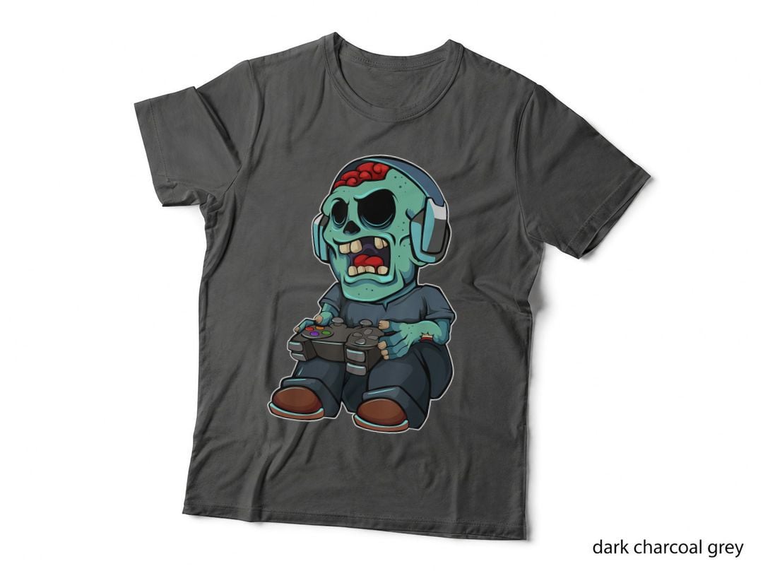 Gamer Zombie Lazy Halloween Costume Cool Video-Game Gaming T-Shirt