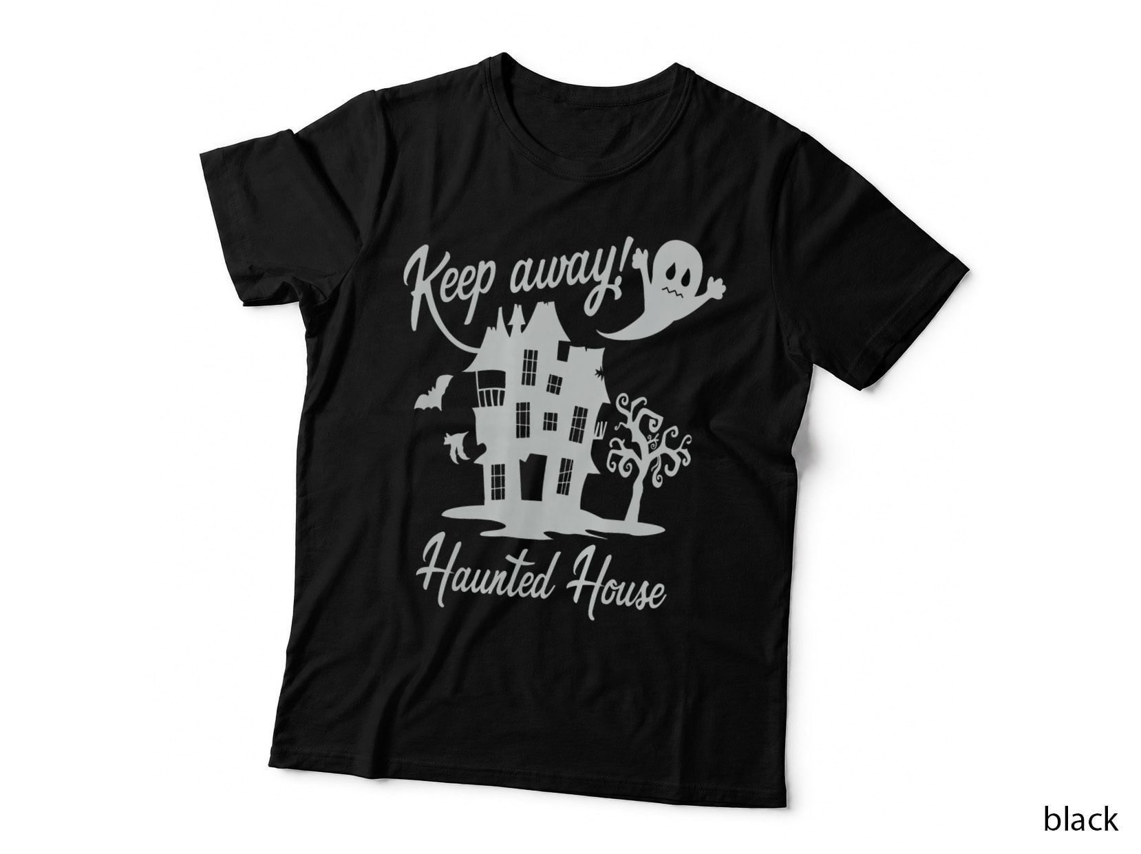 Halloween 2021 Haunted House Sign T-Shirt, Costume Tee