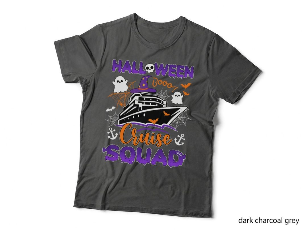 Halloween Cute Boo Cruise Squad Family Outfits Cruising Crew T-Shirt