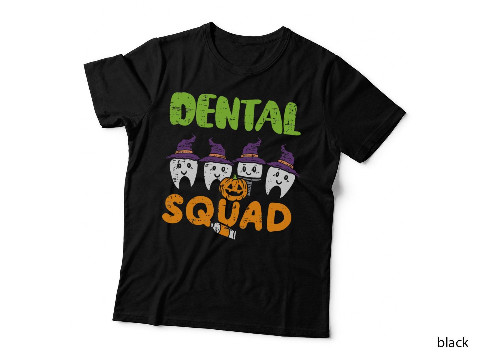 Halloween Dental Squad Funny Teeth Hygeine Costume Dentist T-Shirt