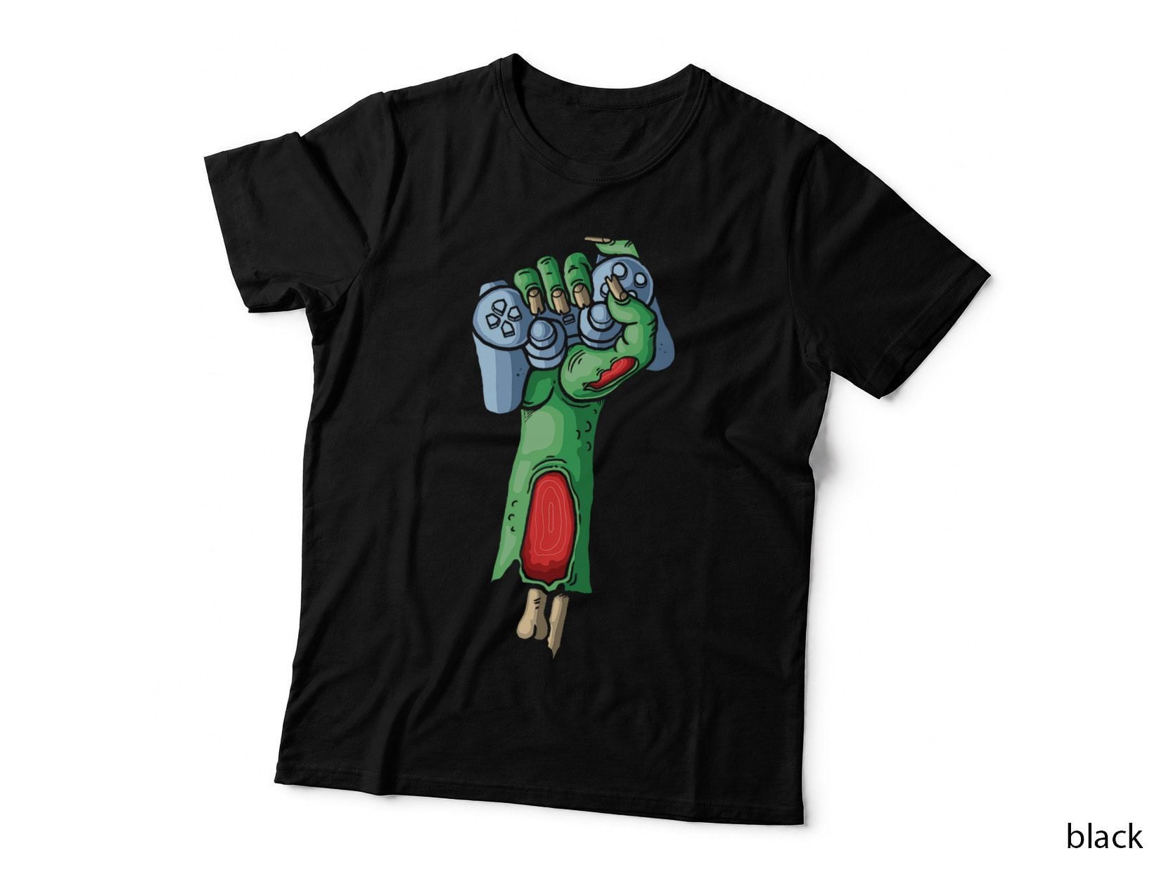 Halloween Gamer Boys Zombie Kids Teens Gaming Video Games T-Shirt