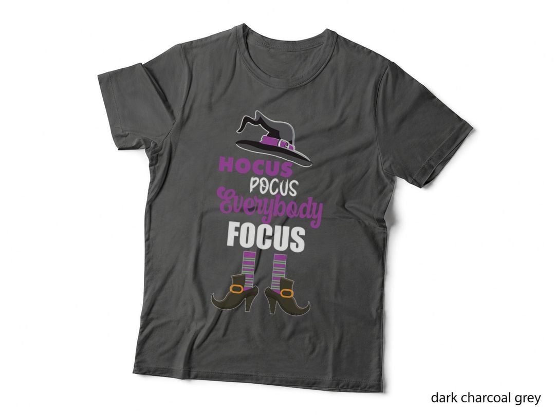 Hocus Pocus Everybody Focus Witch Halloween T-Shirt