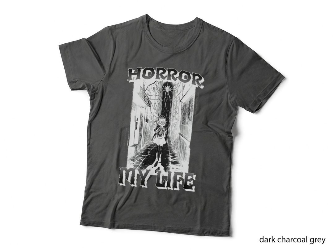 Horror Macabre Manga Scary Anime T-Shirt, Spooky Fan
