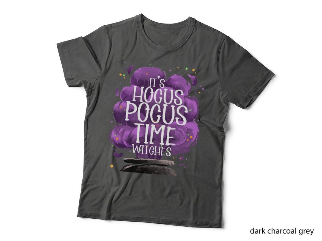 It's Hocus Pocus Time Witches Cute Halloween Witch Shirt T-Shirt