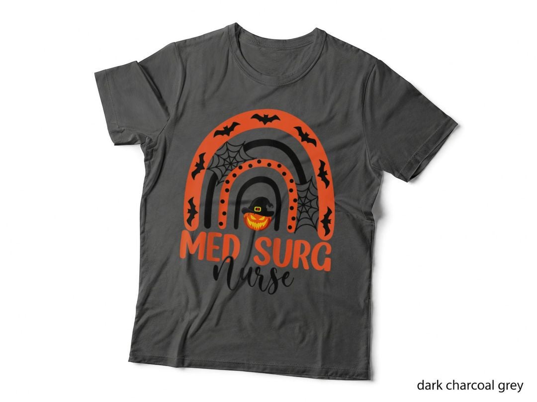 Med Surg Nurse Rainbow Medical Surgical Nursing, Halloween T-Shirt