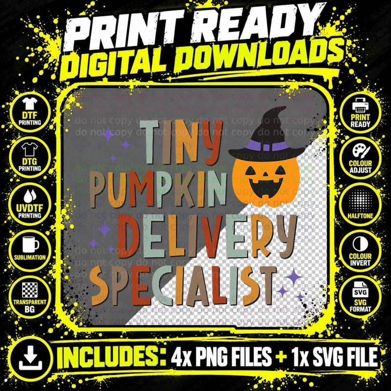 NICU Nurse Tiny Pumpkin Delivery Specialist Labor Png SVG Digital Bundle