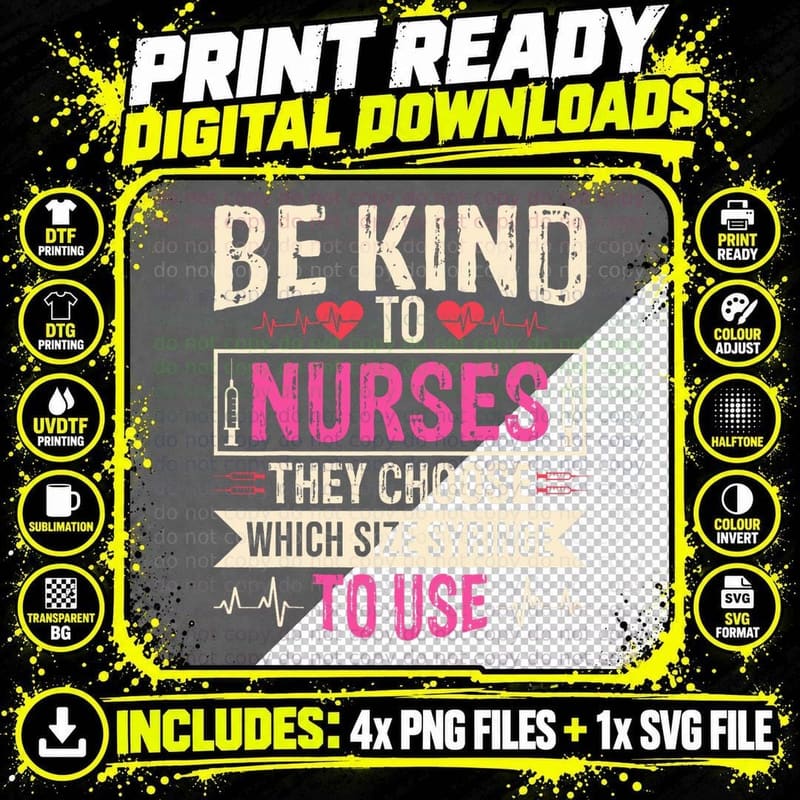 Nurse Halloween Apparel School Nurse Apparel T-Shirt Png SVG Digital Bundle