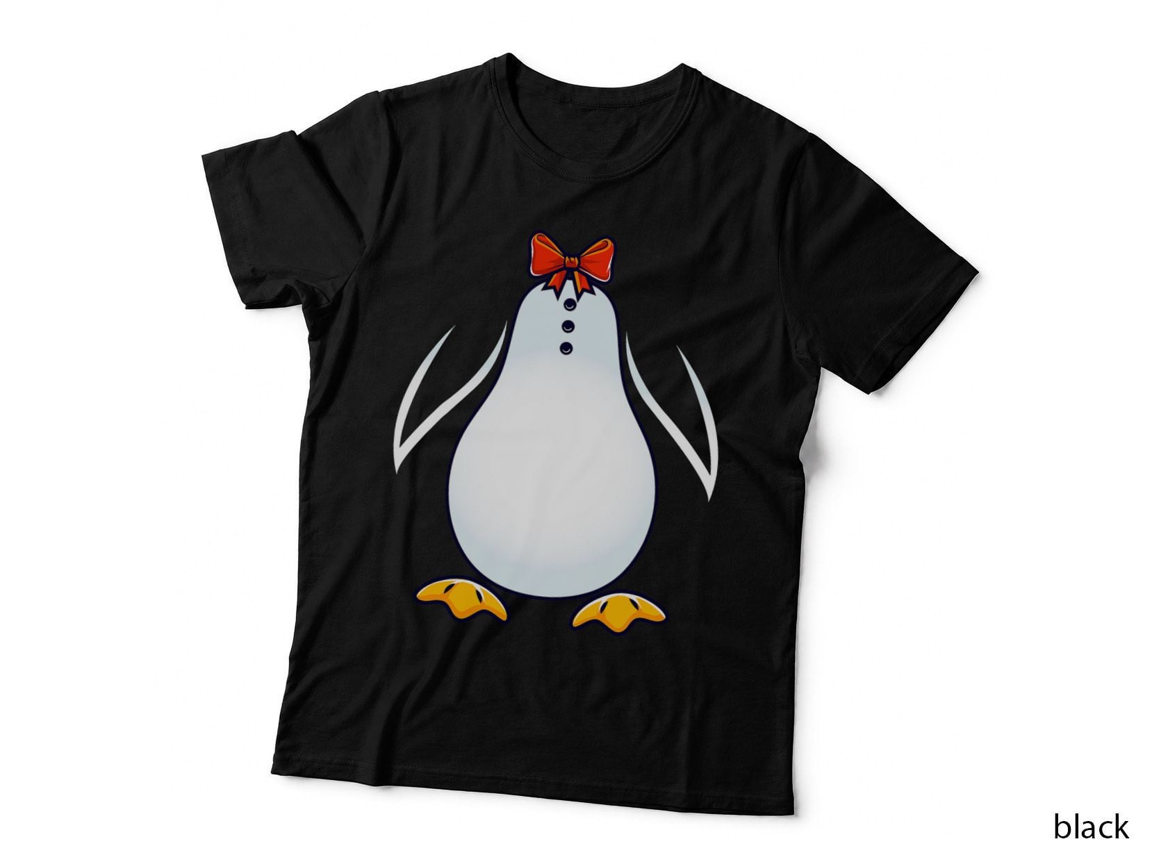 Penguin Costume Tuxedo Halloween Kids Toddler Boys Girls T-Shirt
