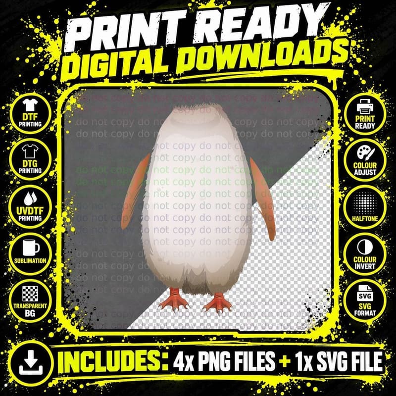Penguin Halloween Costume Last Minute Halloween Costume Png SVG Digital Bundle