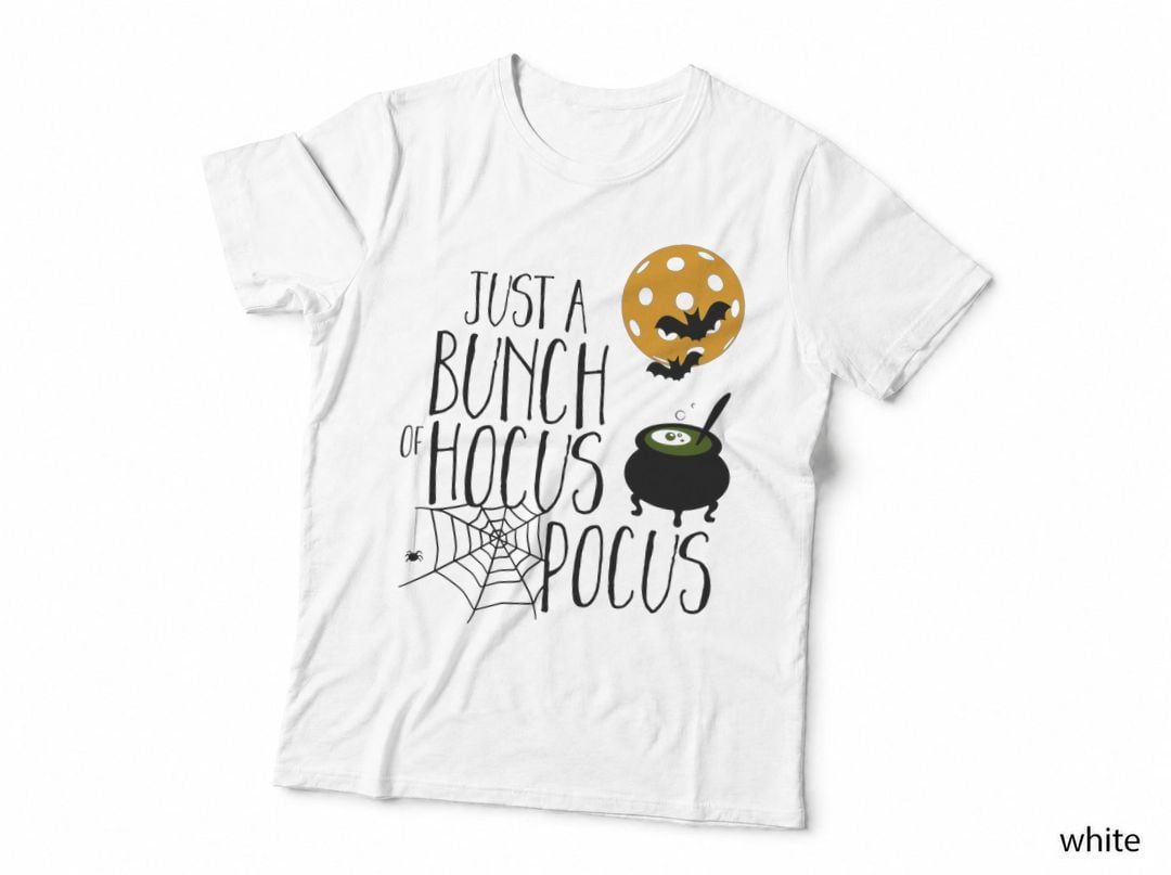 Pickleball Halloween Shirt Just a Bunch of Hocus Pocus T-Shirt