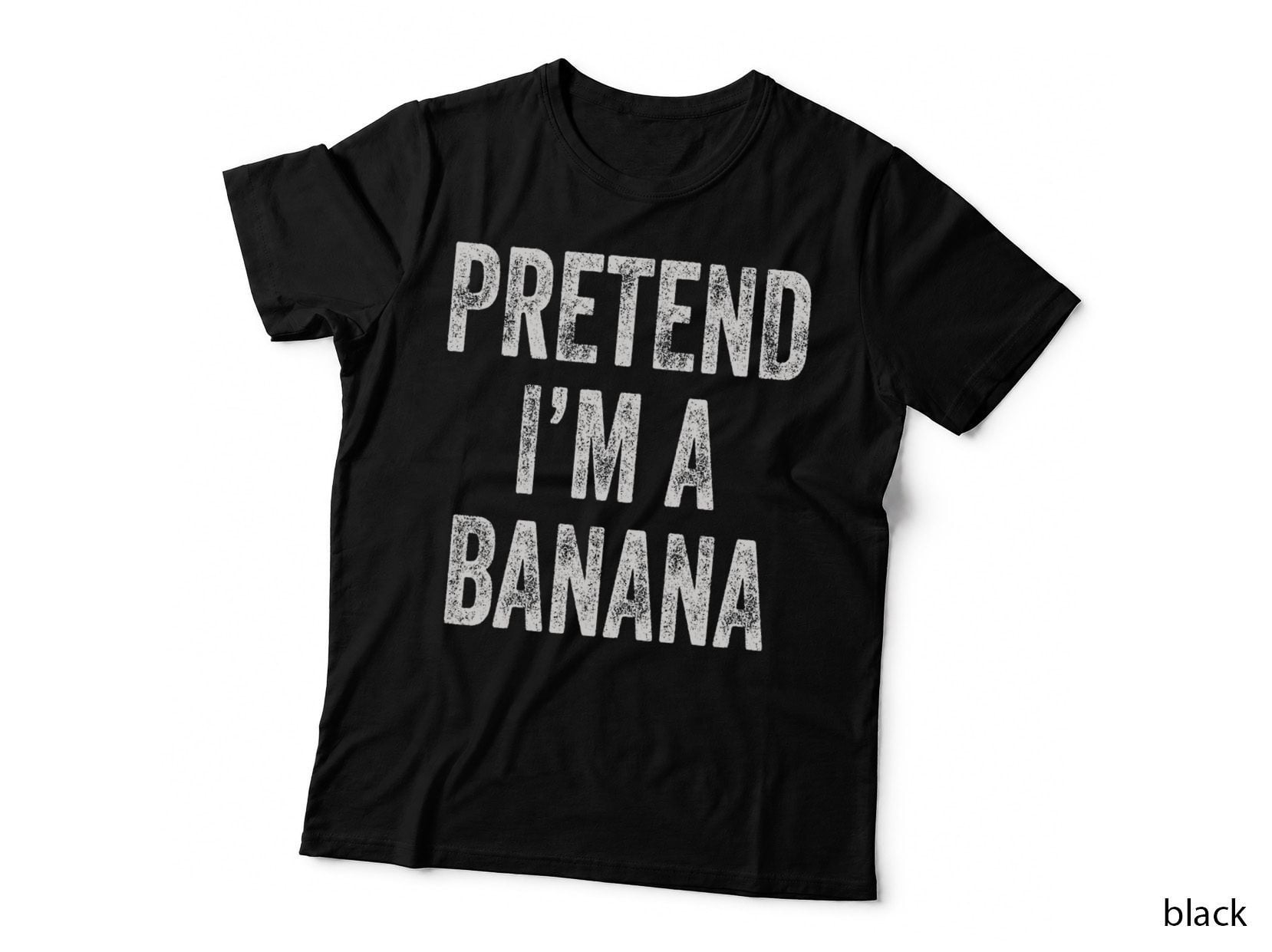 Pretend I'm a Banana Funny Lazy Halloween Costume T-Shirt