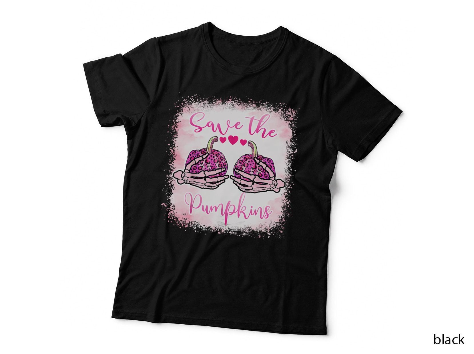 Save Your Pumpkins Breast Cancer Awareness Halloween T-Shirt