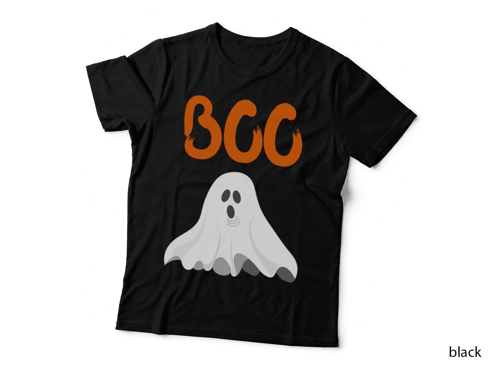 Scary Halloween Boo Women Men Ghost T-Shirt